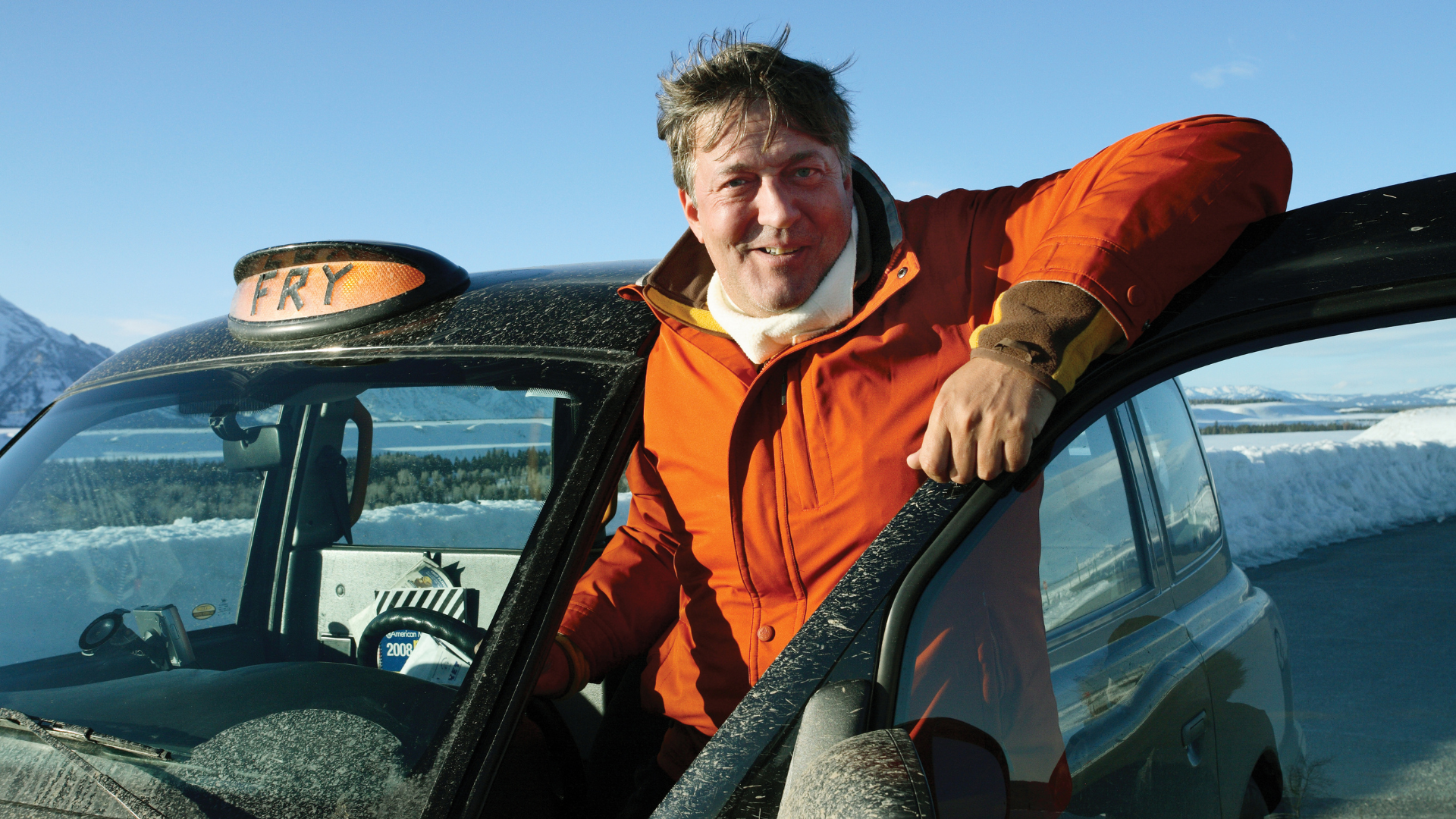 website beeld - Stephen Fry in America